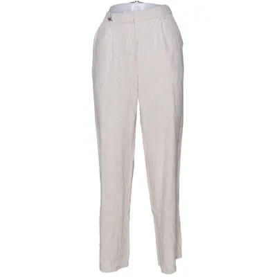 Byxor (Beige) från NLY Trend Linne, Polyester, Viskos