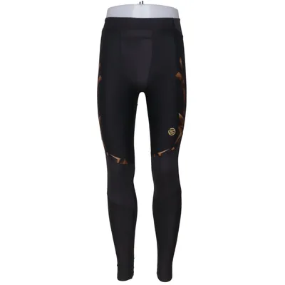 Sports tights (Black, Gold) from Skins Elastane, Polyamide