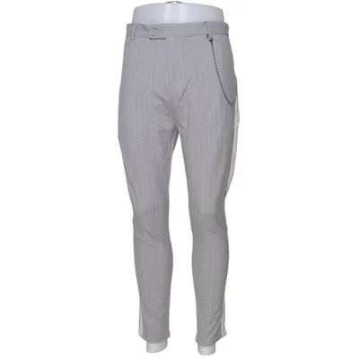 Kostymbyxor (Grå, Vit) från Behype. Bomull, Elastan, Polyester