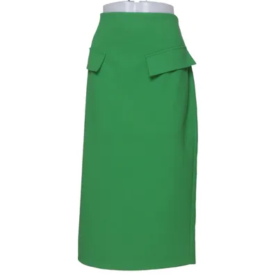 Skirt (Green) from Zara Elastane, Polyester, Viscose