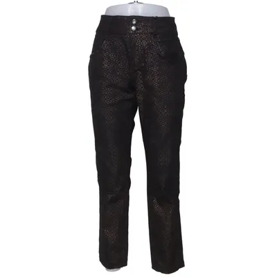 Pantalon (Noir, Marron) de Pulz Jeans Coton, Élasthane, Polyester