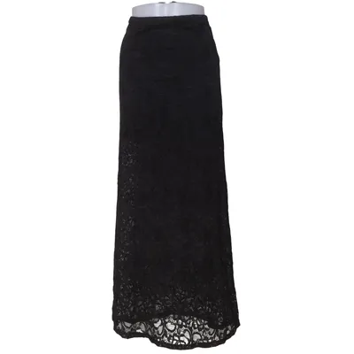 Jupe longue (Noir) de Carlini Élasthane, Polyamide, Viscose