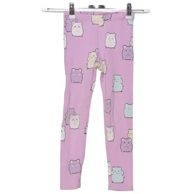 Leggings (Purple, Multicolored) from Lindex Kids Cotton, Elastane