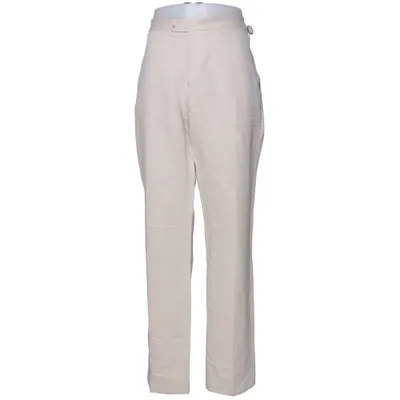 Suit pants (Beige) from TESSUTI DI SONDRIO Cotton, Linen