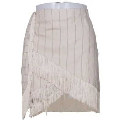 Jupe (Linen Blend Fringe Sarong) de NA-KD Coton, Lin, Polyester