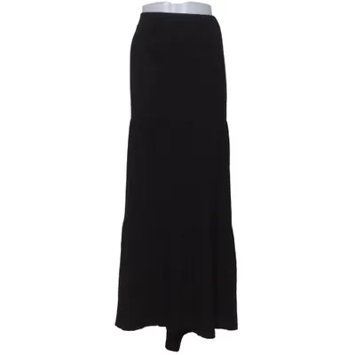Maxi rok (Zwart) van Janina Curved Katoen, Modal
