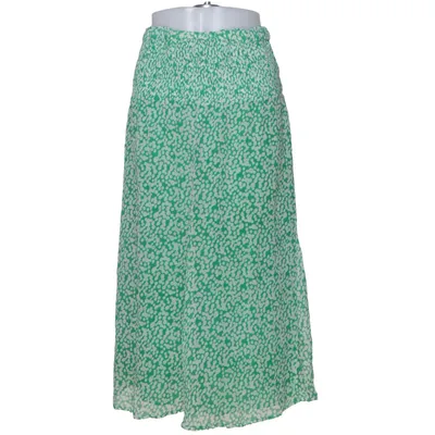 Maxi nederdel (Grøn, Hvid) fra Moliin Copenhagen Polyester, Viscose