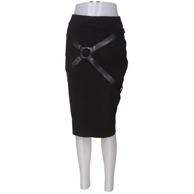 Rok (Zwart) van Gothicana by EMP Elastaan, Polyamide, Viscose
