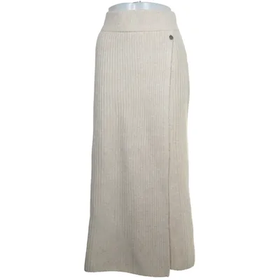 Långkjol (Beige) från Gina Collection Akryl, Elastan, Polyester, Ull