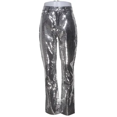 Byxor (Silverfärgad) från H&M x Moschino Bomull, Polyester, Viskos