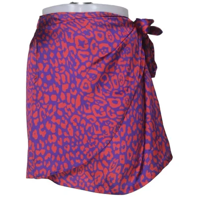 Jupe portefeuille (Violet, Rouge, Multicolore) de Sincerely, Jules Élasthane, Polyester