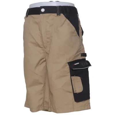 Work shorts (Beige, Black) from Parkside Cotton, Recycled polyester