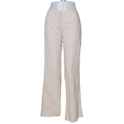 Pants (Beige) from Nelly Cotton, Linen