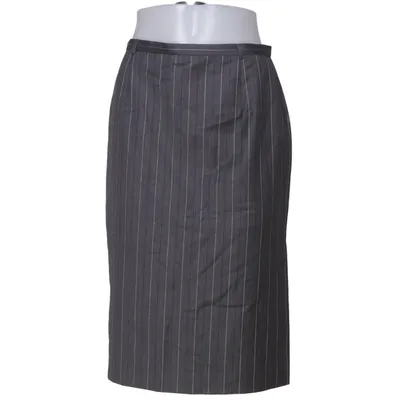 Jupe crayon (Gris) de Escada Soie, Laine