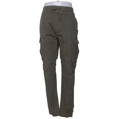 Cargo broek (Groen) van H&M Katoen, Elastaan