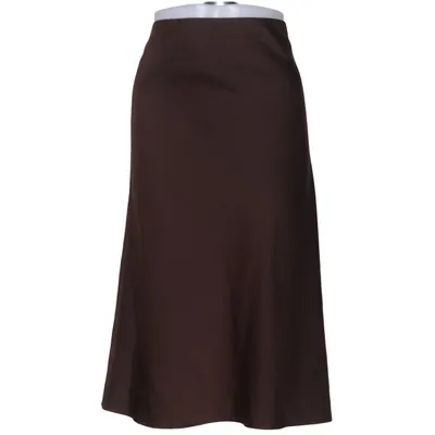 Maxi skirt (Brown) from Haust Cotton, Elastane, Polyester, Viscose