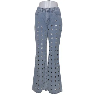 Jeans (Blå) från Fashion Nova Bomull, Polyester, Viskos