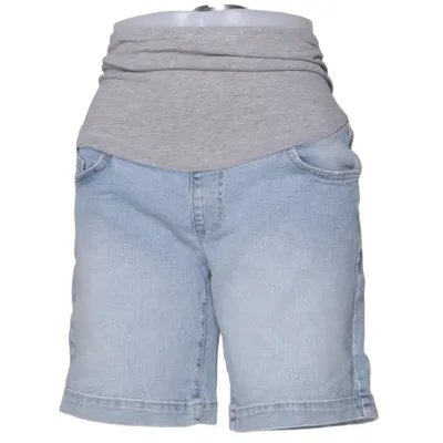 Maternity shorts (Blue, Gray) from Mamalicious Cotton, Elastane, Recycled polyester