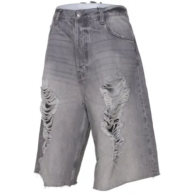 Denim shorts (Grijs) van Weekday Katoen
