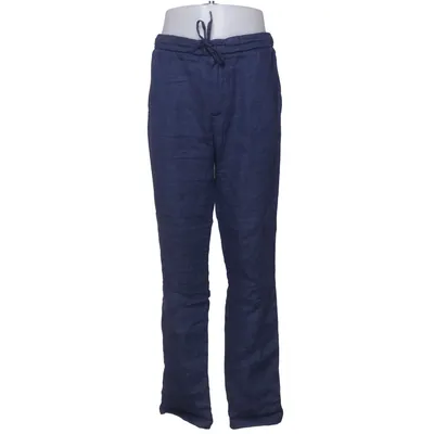 Pants (Blue) from Frescobol Carioca Cotton, Linen