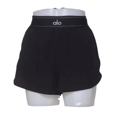 Trainingsshorts (Zwart) van Alo Yoga Elastaan, Gerecycled polyester