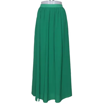 Maxi nederdel (Grøn) fra Hunkon Polyester, Viscose