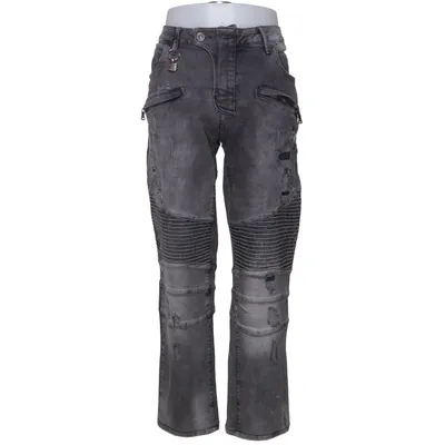Jeans (Grå) fra Cipo & Baxx Bomuld, Elastan, Polyester