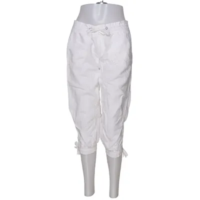 Three-quarter pants (White) from Att. Cotton, Linen
