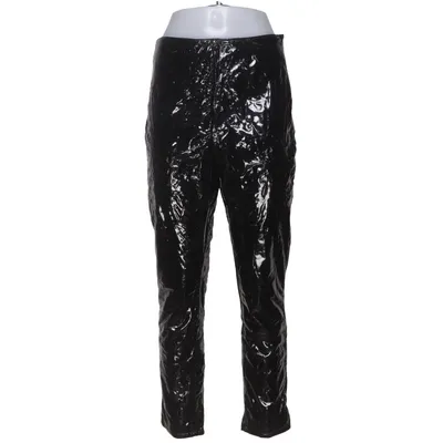 Vinyl broek (Zwart) van Daysie Elastaan, Polyester, Polyurethaan