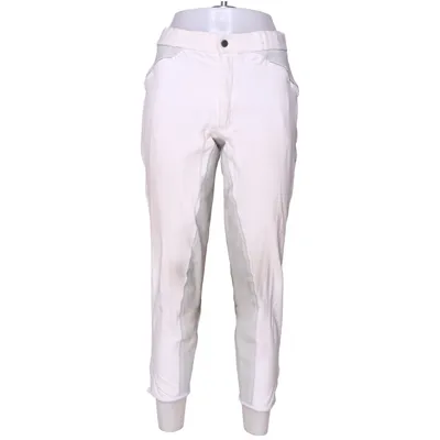 Breeches (White, Gray) from Victor Hugo Cotton, Elastane