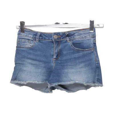 Short en jean (Bleu) de Zara Girls Coton, Élasthane, Polyester
