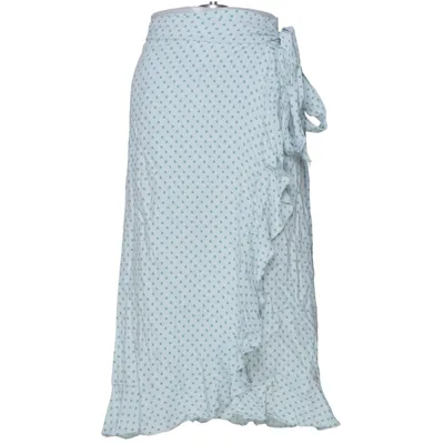 Jupe portefeuille (Bleu, Vert) de Boii Viscose