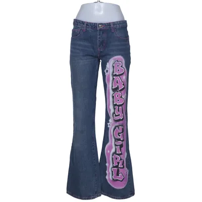 Jeans (Blå, Pink) fra Jaded London Bomuld