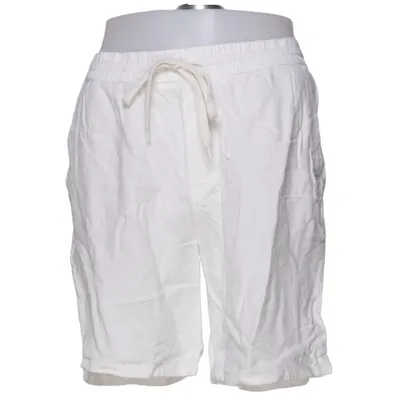 Shorts (White) from IndieXO Linen, Viscose