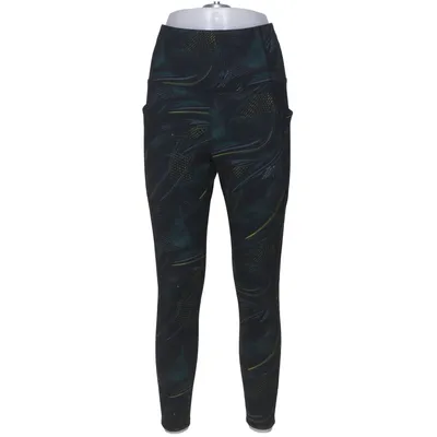 Sports tights (Black, Green, Yellow) from MTA Sport Elastane, Recycled polyester