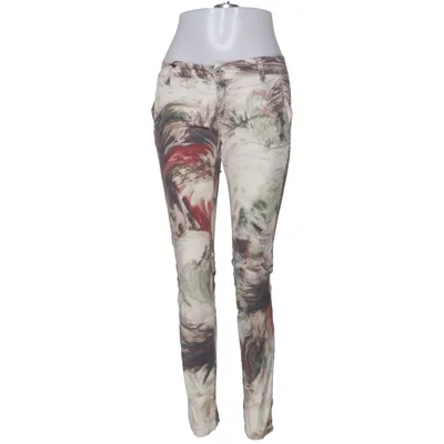 Broek (Beige, Meerkleurig) van Please Katoen, Elastaan