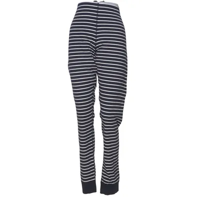 Pyjamasbyxor (Blå, Vit) från Polarn O. Pyret Ekologisk bomull