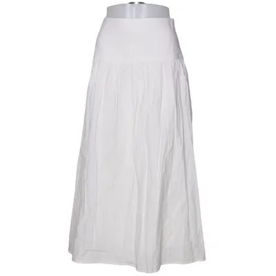 Maxi skirt (White) from Arket Cotton, Elastane