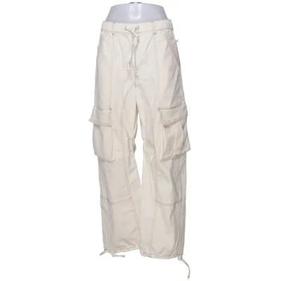 Pantalon cargo (Beige) de Zara Coton, Élasthane