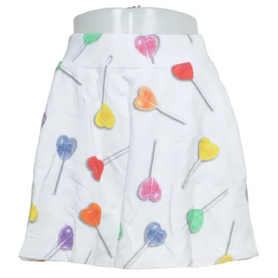 Jupe (Blanc, Multicolore) de Love Moschino Coton, Élasthane