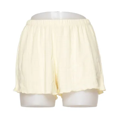 Pyjamasshorts (Gul) från Gina Tricot Elastan, Polyester, Viskos