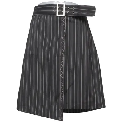 Jupe (Gris) de Ofelia Élasthane, Polyester
