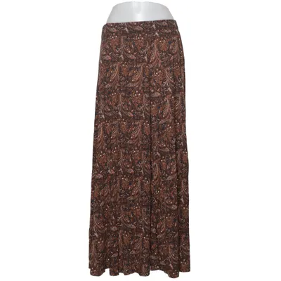 Långkjol (Brun, Svart, Flerfärgad) från Indiska Viskos