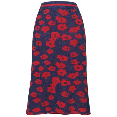 Skirt (Blue, Red, Multicolored) from Baum Und Pferdgarten Metallic fiber, Polyamide, Polyester, Viscose