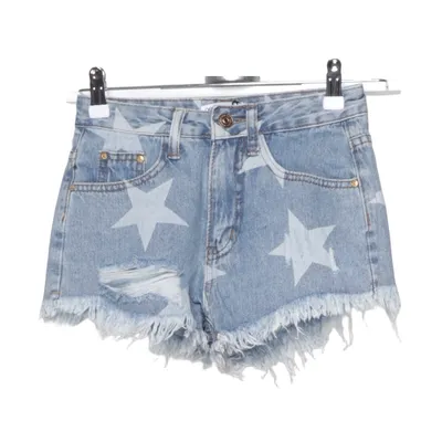 Jeansshorts (Blå, Vit) från Design by Amor