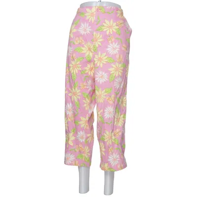 Dreiviertelhose (Pink, Gelb, Grün) von Bill Blass Baumwolle, Elasthan