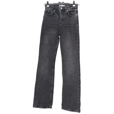 Jeans (Grå) från Denim Rebel Bomull, Elastan