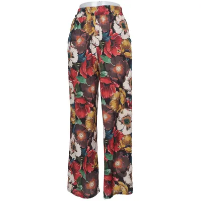 Palazzo broek (Zwart, Meerkleurig) van Zuiki Elastaan, Polyester