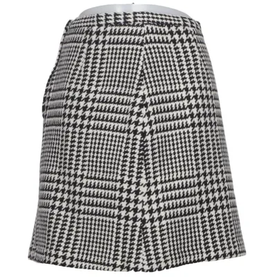 Skirt (Black, White) from Ebba Jensen Acetate, Polyamide, Wool