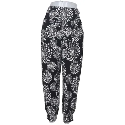 Pants (Black, White) from Meiling Cotton, Polyester